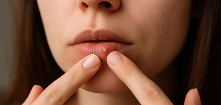 bump on the lip
